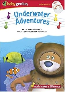 Baby Genius Underwater Adventures w/bonus Music CD