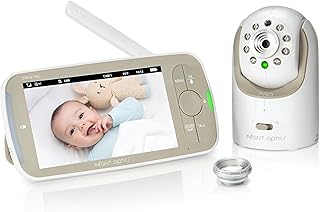 Sponsored Ad - Infant Optics DXR-8 PRO Video Baby Monitor, 720P HD Resolution 5" Display, Patented A.N.R. (Active Noise Reduction), No WiFi, Pan Tilt Zoom, and Interchangeable Lenses