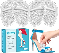 Sponsored Ad - Ball of Foot Cushions (2 Pairs Gel Shoe Inserts), Heel Inserts for Women, Non Slip Heel Pads, Heel Cushions for Women Foot Pain Relief and Comfort, One Size Fits Any (Clear)
