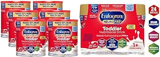 Enfagrow Premium Toddler Nutritional Drink 32 oz. Powder (6 Cans) and Enfagrow NeuroPro Toddler Drink 8 fl oz Ready to Drink Bottles (24 Bottles)