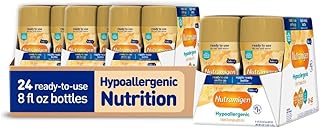 Enfamil Nutramigen Hypoallergenic Baby Formula with Iron, Lactose Free, Colic Relief from Cow's Milk Allergy Starts in 24 Hours, Brain Building DHA, Concentrated Liquid, 8 Fl Oz, 24 Bottles
