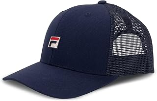 Heritage F Box Patch Logo Adjustable Mesh Snapback Hat (US, Alpha, One Size, Peacoat)