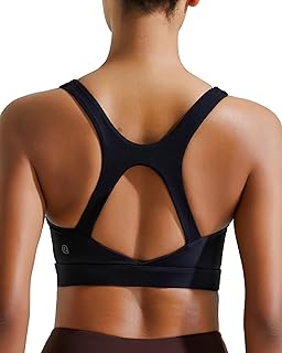 Sponsored Ad - Sports Bras for Women High Support, High Impact Racerback Molded Cup Sports Bra Workout Yoga Bras
