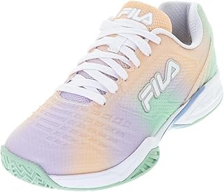Women`s Axilus 2 Energized Tie Dye Tennis Shoes Almond Cream and Multi Blue