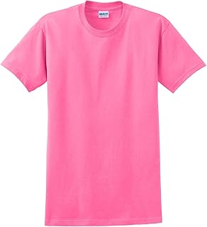 Men's G2000 Ultra Cotton Adult T-shirt, Safety Pink, Medium