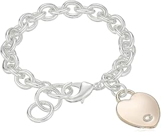 "Basic" G Logo Heart Link Bracelet