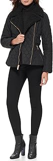 Womens Guess Women's Quilt Short Light-weight Jacket