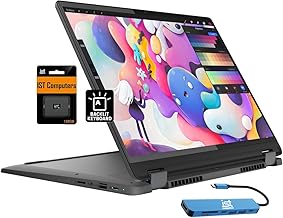 IdeaPad Flex 5i Chromebook Plus 14" FHD+ 2-in-1 Touchscreen Laptop (Intel Core i3-1315U, 8GB RAM, 256GB Storage), Home, Students, Backlit, FHD Webcam, Chrome OS, 2TB of Cloud Storage, Grey