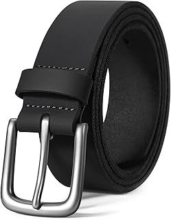 Sponsored Ad - Men's Genuine Leather Casual Every Day Jeans Belts, Handmade Men Leather Belt with Gift Box