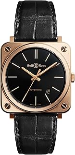 Rose Gold BR S 39mm Midsize Watch BRS92-BL-PG/SCR