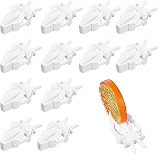 12 Pcs Bird Cage Food Holder, Parrot Fruit Vegetable Clips Millet Holder for Birds Cages Feeder Clip for Budgie Parakeet Canary Cockatiel Macaw Conure Cockatoo