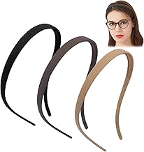 TOBATOBA Flex No Pressure Headbands for Glasses Wearers, Sunglasses Headband No Headache Comfortable Headbands Non Slip, Matte Plastic Hairbands with Teeth, Hair Accessories for Women Girls