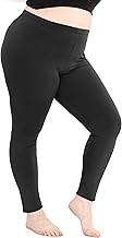 Sponsored Ad - STRETCH IS COMFORT Women's Plus Size Knee & Full Length Cotton Leggings | X-Large - 7X