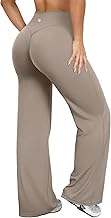 Sponsored Ad - OQQ Yoga Pants Women High Waist Stretch Casual Soft Straight Leg Bottoms