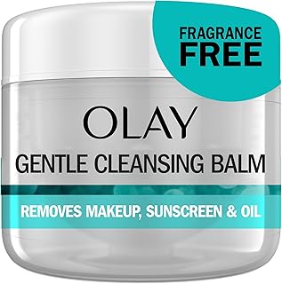 Gentle Cleansing Balm Makeup Remover, Fragrance Free, 3.4 fl oz, Hydrating Face Cleanser Removes Makeup, Sunscreen and Oil