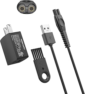 5V Fast Charger Fit for Philips Norelco One Blade 360 QP2724 QP2834, Wet&Dry Series 2000 2400, QP4631 QP6542 QP6552 QP4530 QP1924 QP1324 MG7910 MG5910 MG9510 MG3919 MG9525 for Phillips Shaver