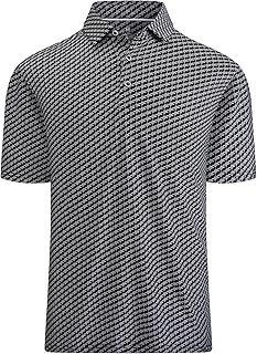 Sponsored Ad - Golf Polo Shirts for Men Short Sleeve Wrinkle Free 4 Way Stretch Moisture Wicking Performance Collared Tshirts