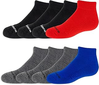 Sponsored Ad - Kids Performance Cushioned Low Cut Socks 8 Pair Pack, Black, Medium