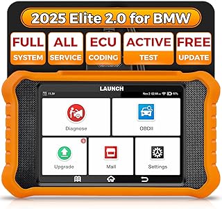 Sponsored Ad - LAUNCH Creader Elite V2.0 for BMW OBD2 Scanner, Full System Diagnostic Bi-Directional Scan Tool, ECU Coding, All Services, Active Tests, Battery Registration Tool for BMW Mini RR, Lifet