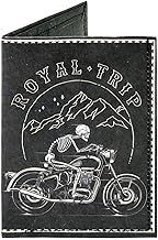 Royal Trip Enfield Biker Front Pocket Minimalist Paper Wallet for Men - Bike Motorcycle Men's Slim Wallet - Mens Credit Card Holder, Gifts for Him Husband Boyfriend - RFID Blocking