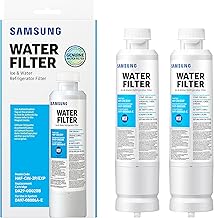 Genuine Filters for Refrigerator Water and Ice, Carbon Block Filtration for Clean, Clear Drinking Water, DA29-00020B-2P, 2 Pack