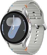 Galaxy Watch 7 (44mm) AI Smartwatch w/ 1.5" AMOLED, Wear OS 5, Wi-Fi, Bluetooth, Heart Rate, Sleep Apnea & GPS Fitness Tracker, International Model L310 (w/Fast Charger, Silver)