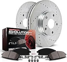Sponsored Ad - PowerStop Front Brake Kit For Lexus ES350 2019-2024, UX250h 2019-2024, Toyota Camry 2018-2024, RAV4 2019-2024 - Drilled and Slotted Disc Rotors with Ceramic Brake Pads Replacement, K789
