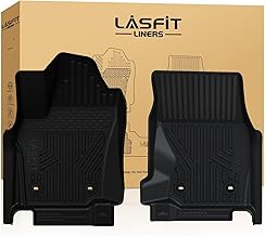 Sponsored Ad - Front Mats Fit for Tacoma 2024-2026 (Only Fit Auto Tran), Custom Fit All Weather Protection Durable TPE Floor Liners for 2024 2025 2026 Tacoma Accessories Front Row Car Mats, Black