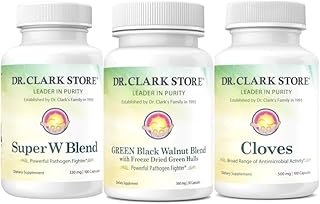 Sponsored Ad - Dr. Clark Clove, Wormwood & Freeze-Dried Green Black Walnut Hull (3 Items)