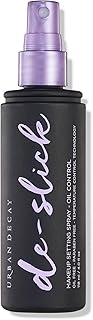 De-Slick Mattifying Makeup Setting Spray for Face, Waterproof, Smudge-proof, Oil & Shine Control, for Oily Combination Skin, Oil-free, Vegan, Cruelty-free