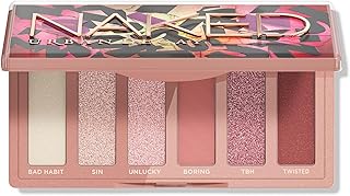 Naked Mini Eyeshadow Palette - 6 Multi-use Shades, Ultra-Blendable, Lasts Up to 12 Hours, Crease-free, Matte Shimmer or Metallic Colors, Compact, Travel Size, Cruelty Free, Vegan