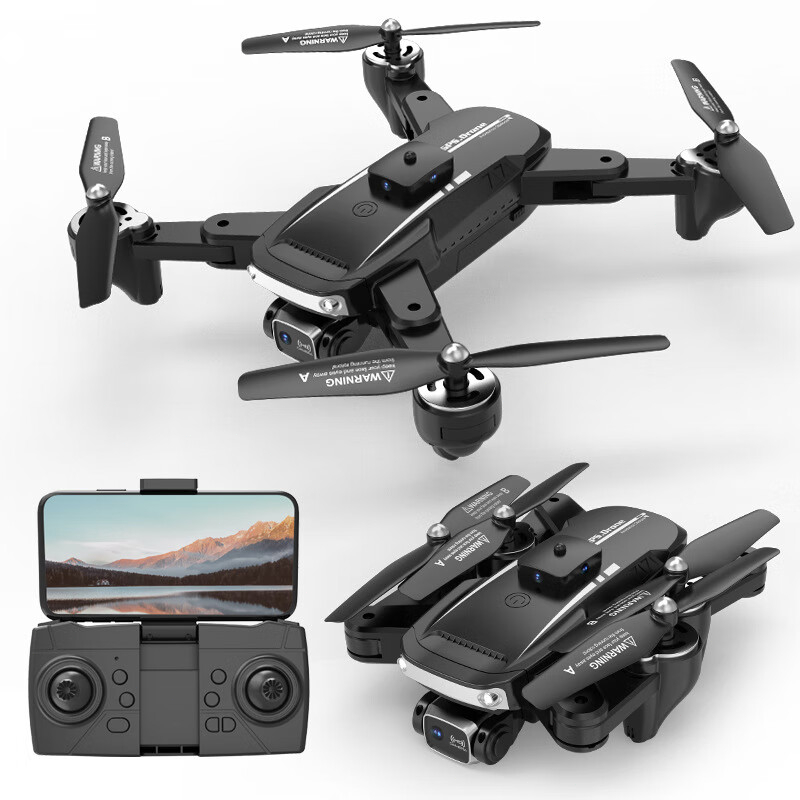 K7 drone rc drone 4K HD drone dual camera automatic obstacle avoidance portable drone LED light belt surround
